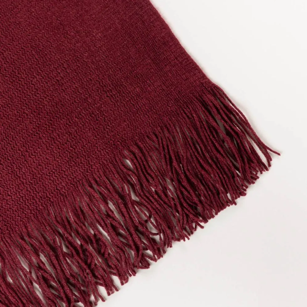 Koc Finns burgundowy ombre 130x170 cm | MIRAT