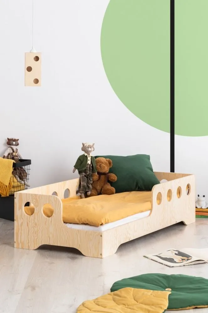 Łóżko dziecięce KIKI 5 70x140 sosna pojedyncze | MIRAT. w stylu kolekcja