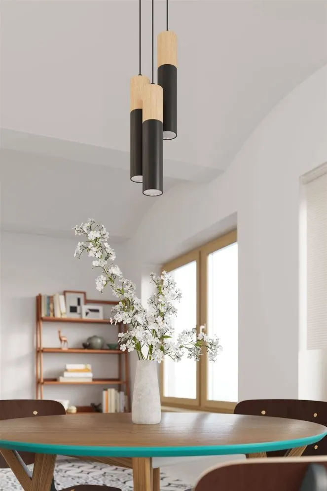 Lampa wisząca PABLO 3P czarna | sklep MIRAT kolekcja pablo
