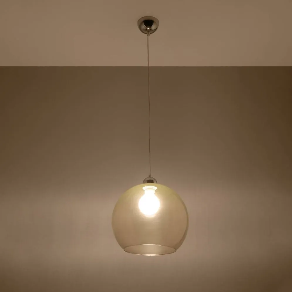 Lampa wisząca BALL szampański | sklep MIRAT kolekcja ball