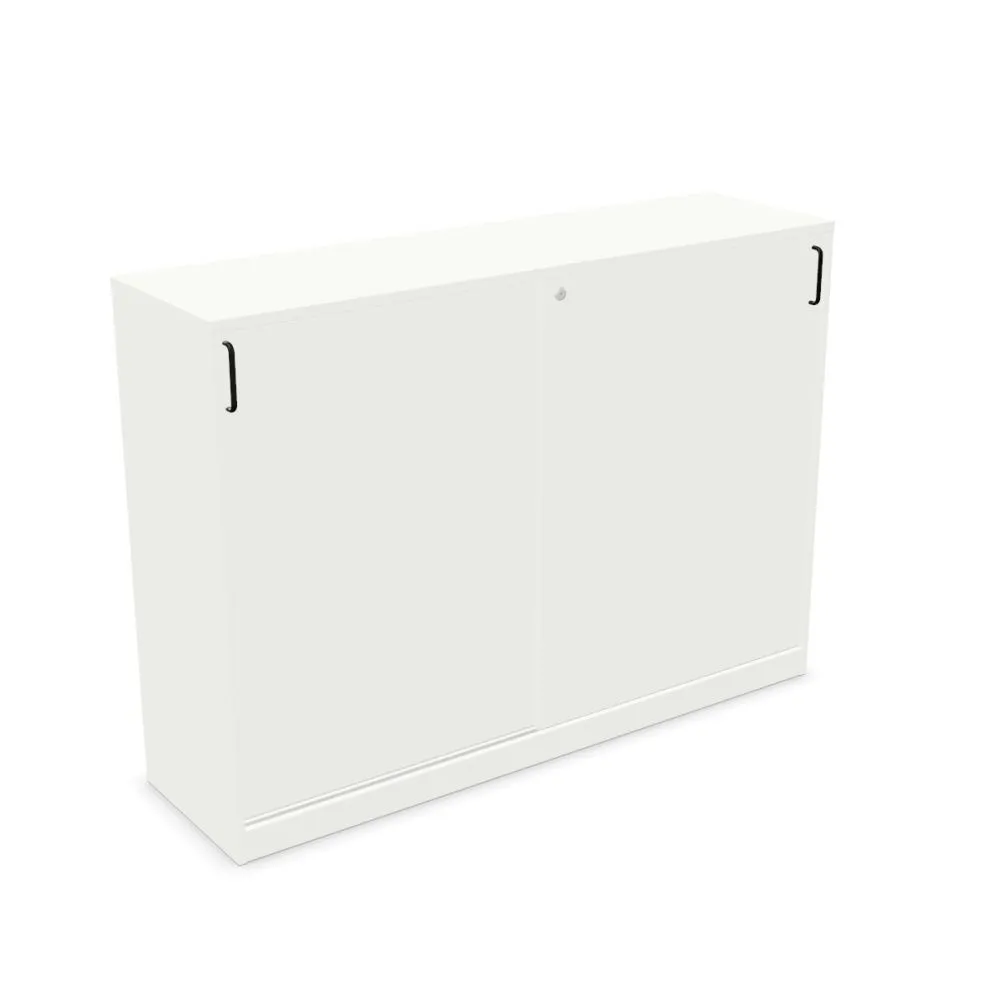 Szafka biurowa przesuwna EASY SPACE CABINET S 3-OH 160cm biała zamykana I sklep meblowy MIRAT.