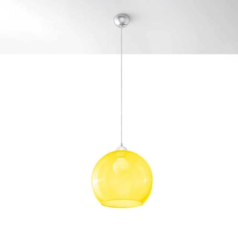 Lampa wisząca BALL żółta | sklep MIRAT kolekcja ball