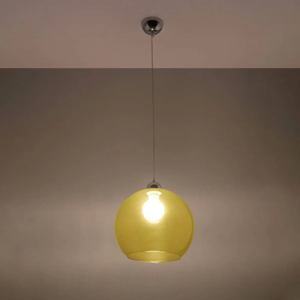 Lampa wisząca BALL żółta | sklep MIRAT kolekcja ball