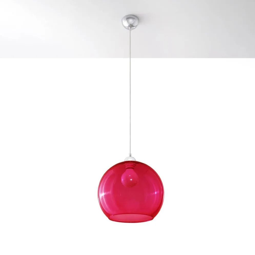 Lampa wisząca BALL czerwona | sklep MIRAT kolekcja ball