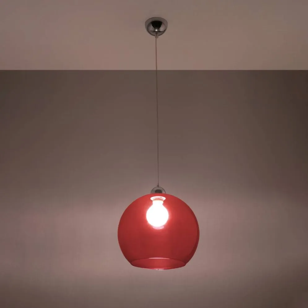 Lampa wisząca BALL czerwona | sklep MIRAT kolekcja ball