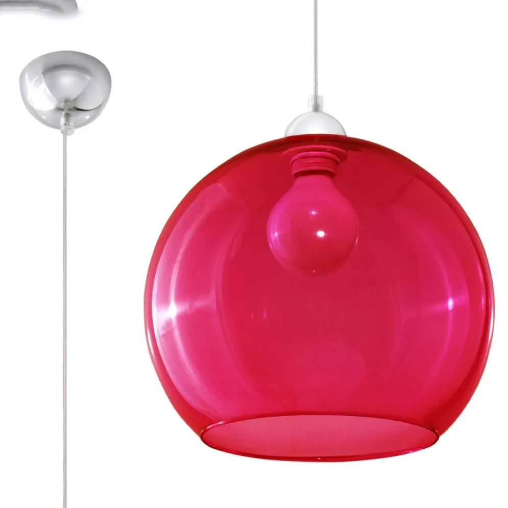 Lampa wisząca BALL czerwona | sklep MIRAT kolekcja ball