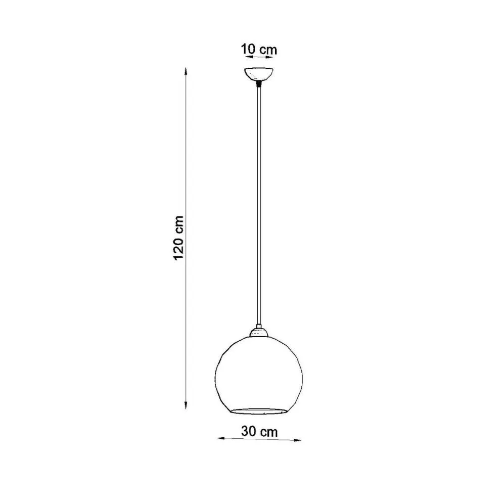 Lampa wisząca BALL czerwona | sklep MIRAT kolekcja ball