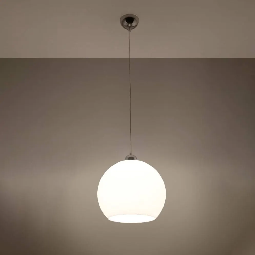 Lampa wisząca BALL biała | sklep MIRAT kolekcja ball