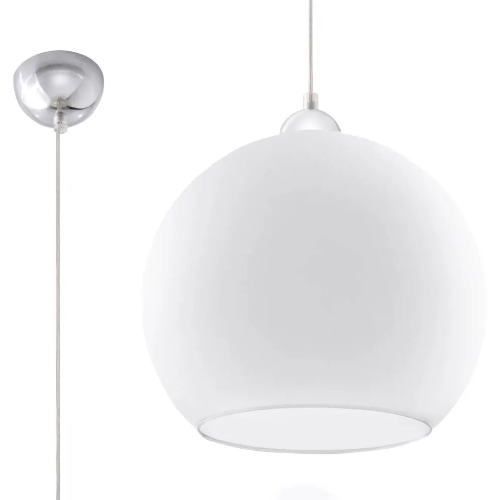 Lampa wisząca BALL biała | sklep MIRAT kolekcja ball