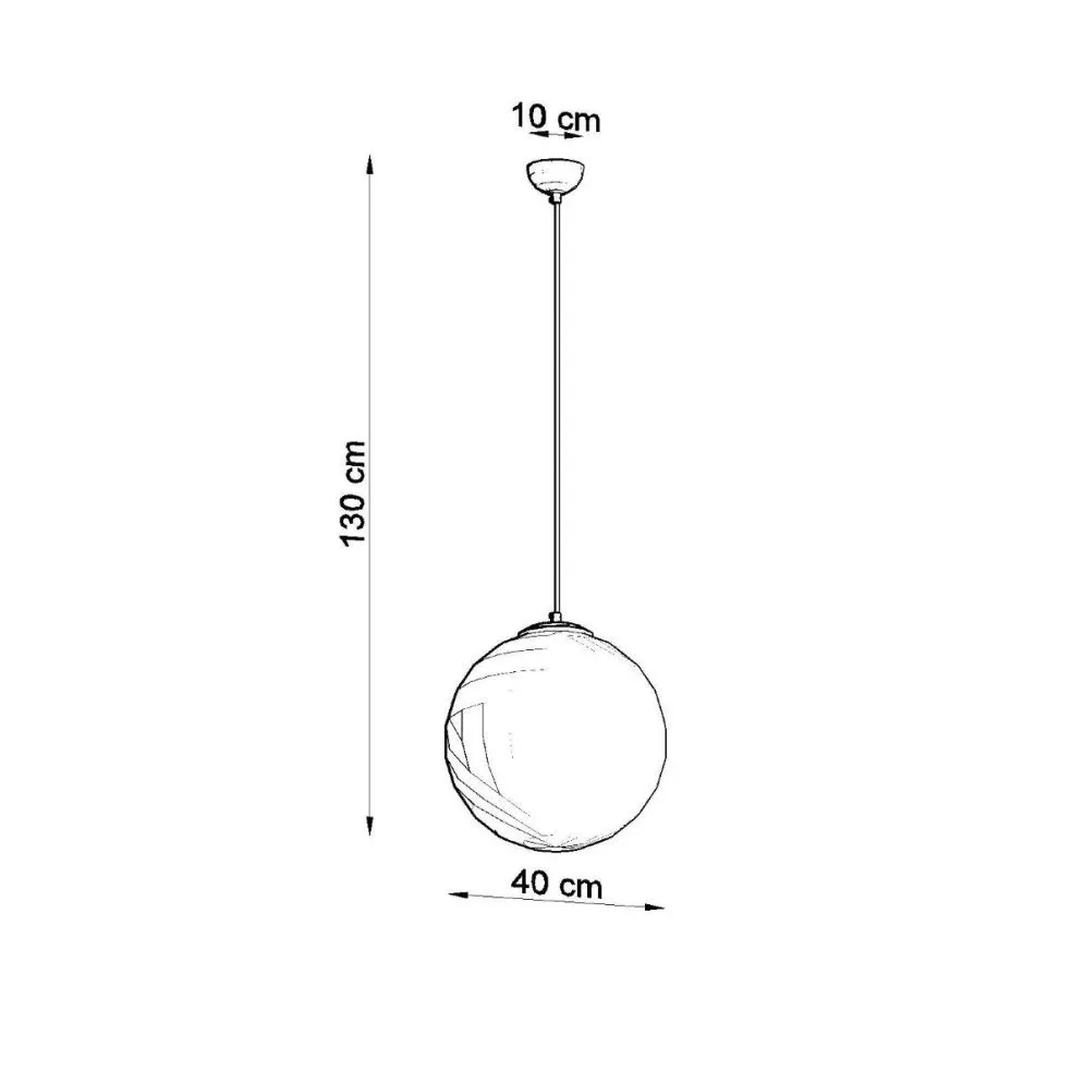 Lampa wisząca UGO 40 chrom | sklep MIRAT kolekcja ugo