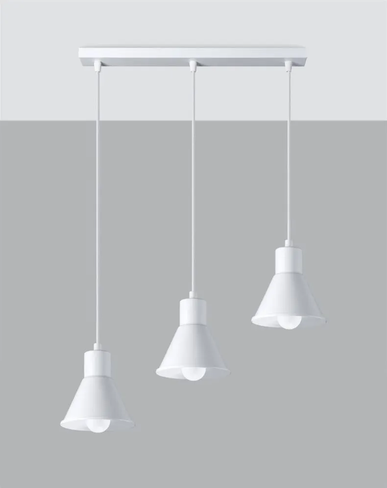 Lampa wisząca TALEJA 3 biała [E27] | sklep MIRAT  kolekcja taleja
