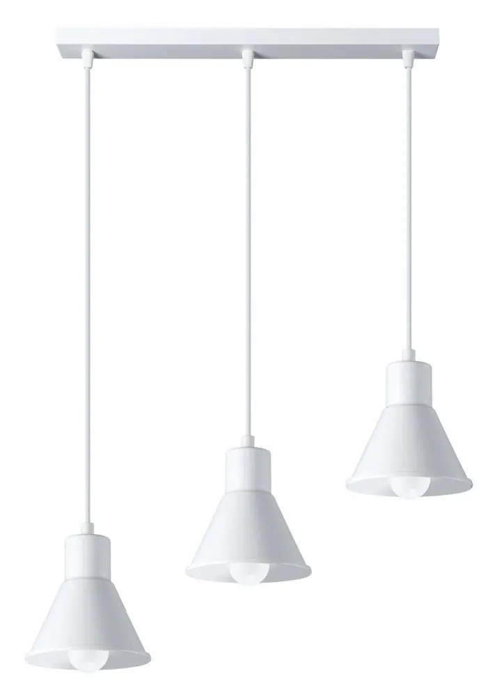 Lampa wisząca TALEJA 3 biała [E27] | sklep MIRAT  kolekcja taleja