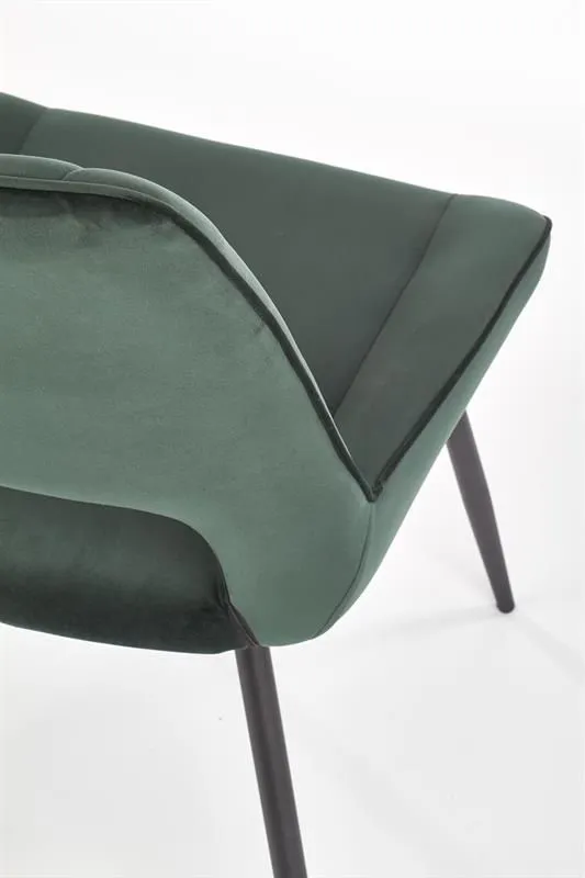 Krzesło K404 VELVET ciemno zielone do jadalni | MIRAT. w stylu kolekcja