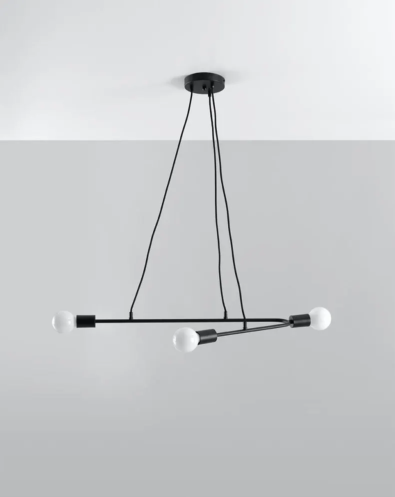 Lampa wisząca ASTRAL 3 czarna | sklep MIRAT  kolekcja astral