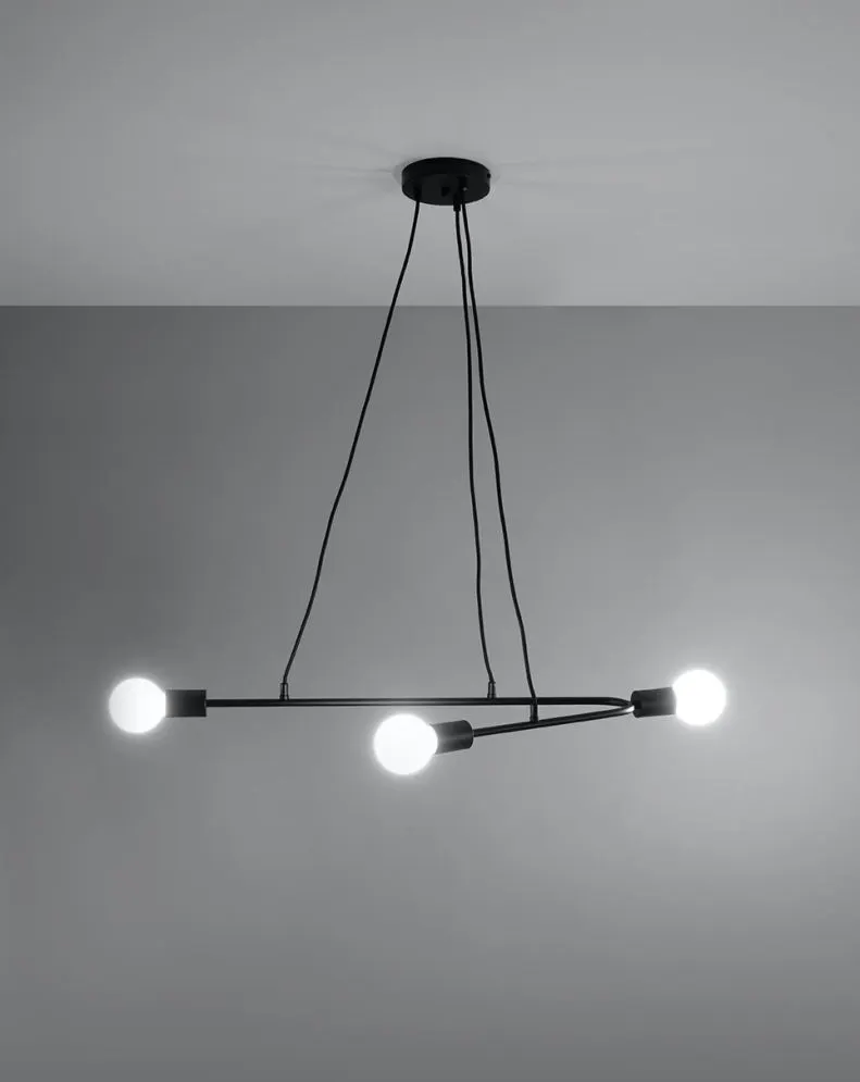 Lampa wisząca ASTRAL 3 czarna | sklep MIRAT  kolekcja astral