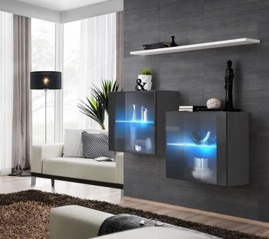 Meblościanka SWITCH SB 3 z podświetleniem LED | MIRAT. w stylu kolekcja SWITCH