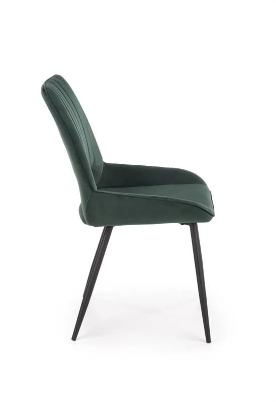 Krzesło K404 VELVET ciemno zielone do jadalni | MIRAT. w stylu kolekcja