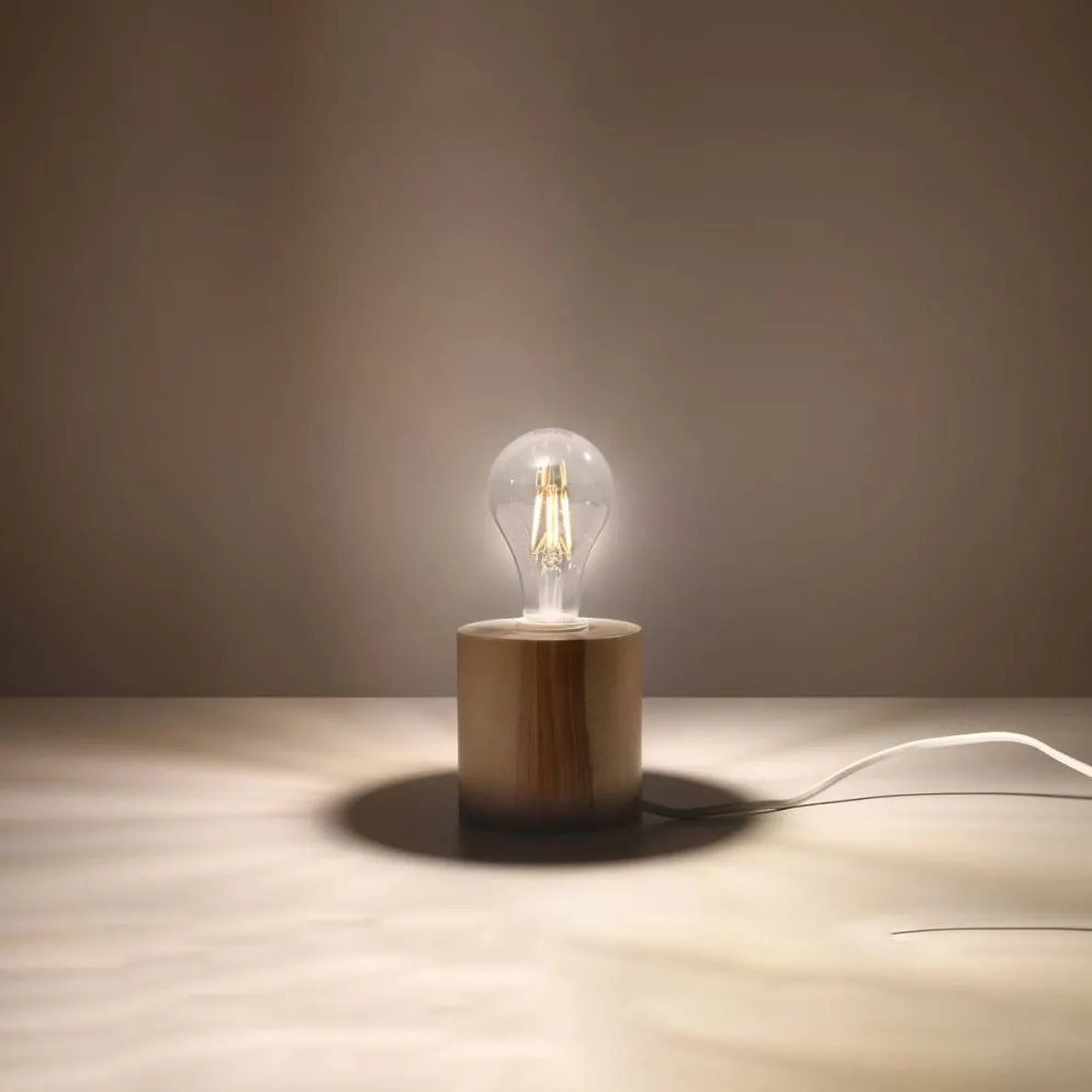 Lampa biurkowa SALGADO naturalne drewno | sklep MIRAT  kolekcja salgado