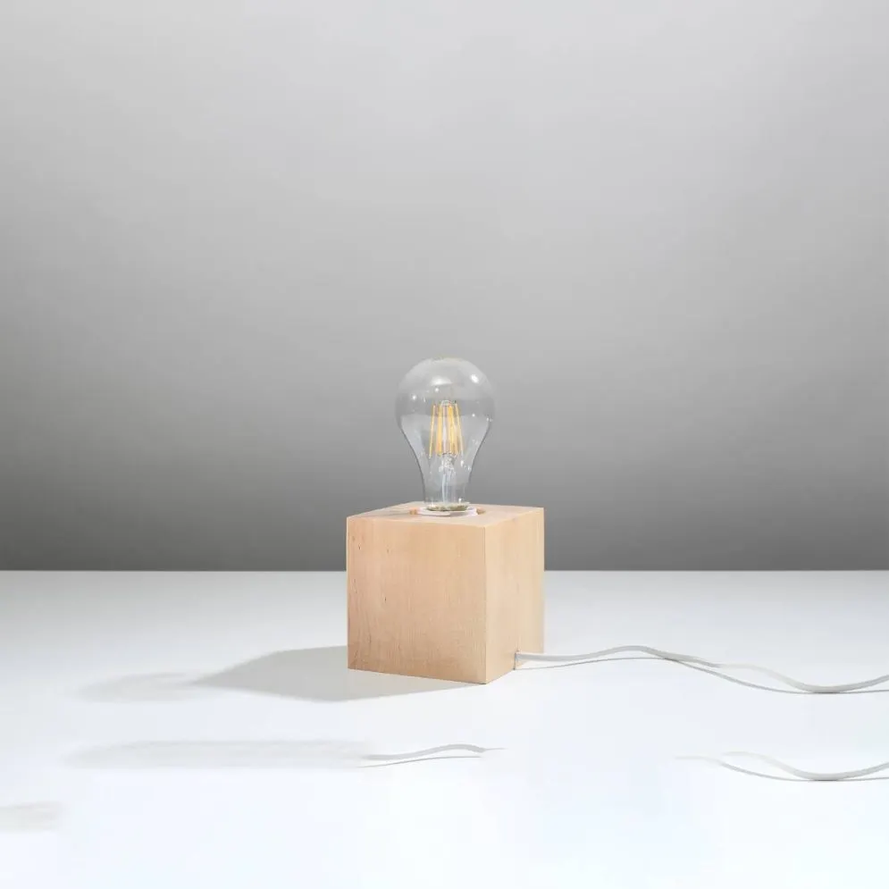 Lampa biurkowa ARIZ naturalne drewno | sklep MIRAT kolekcja ariz
