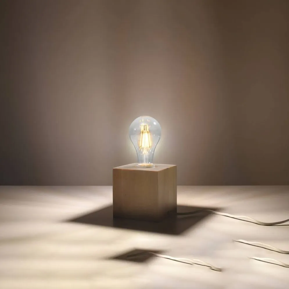 Lampa biurkowa ARIZ naturalne drewno | sklep MIRAT kolekcja ariz