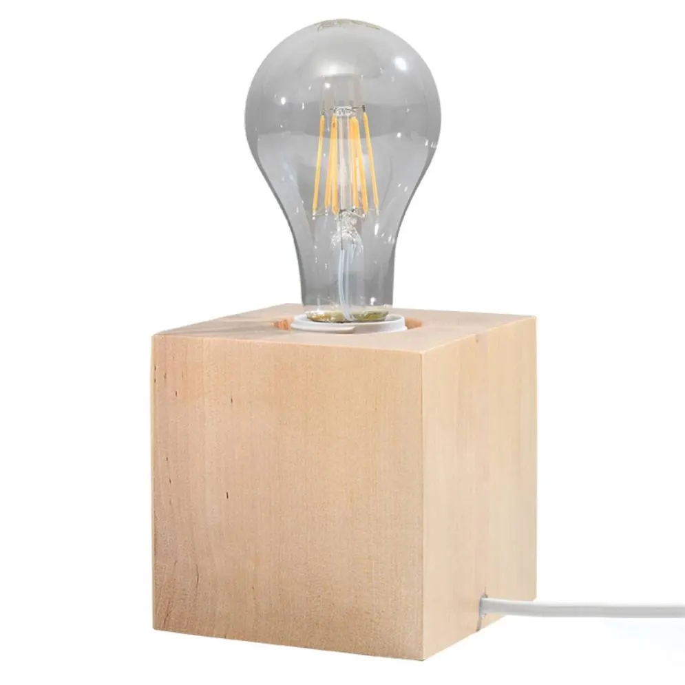 Lampa biurkowa ARIZ naturalne drewno | sklep MIRAT kolekcja ariz
