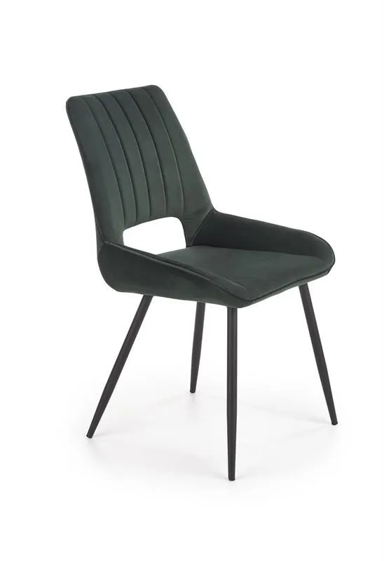 Krzesło K404 VELVET ciemno zielone do jadalni | MIRAT. w stylu kolekcja
