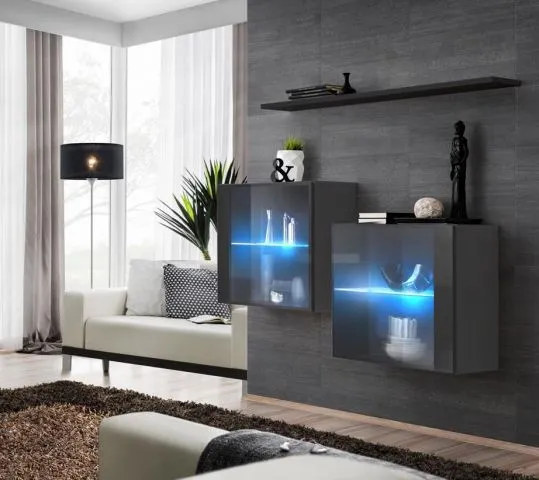 Meblościanka SWITCH SB 3 z podświetleniem LED | MIRAT. w stylu kolekcja SWITCH