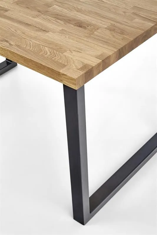 Stół RADUS 120x78 dąb lity nowoczesny w stylu loft | MIRAT. w stylu LOFT kolekcja