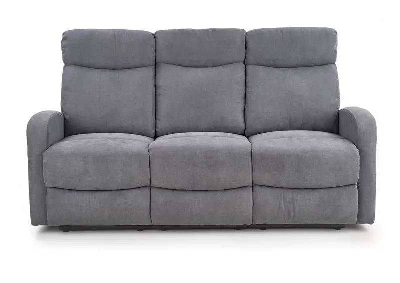 Sofa OSLO 3S szara trzyosobowa do salonu | MIRAT.