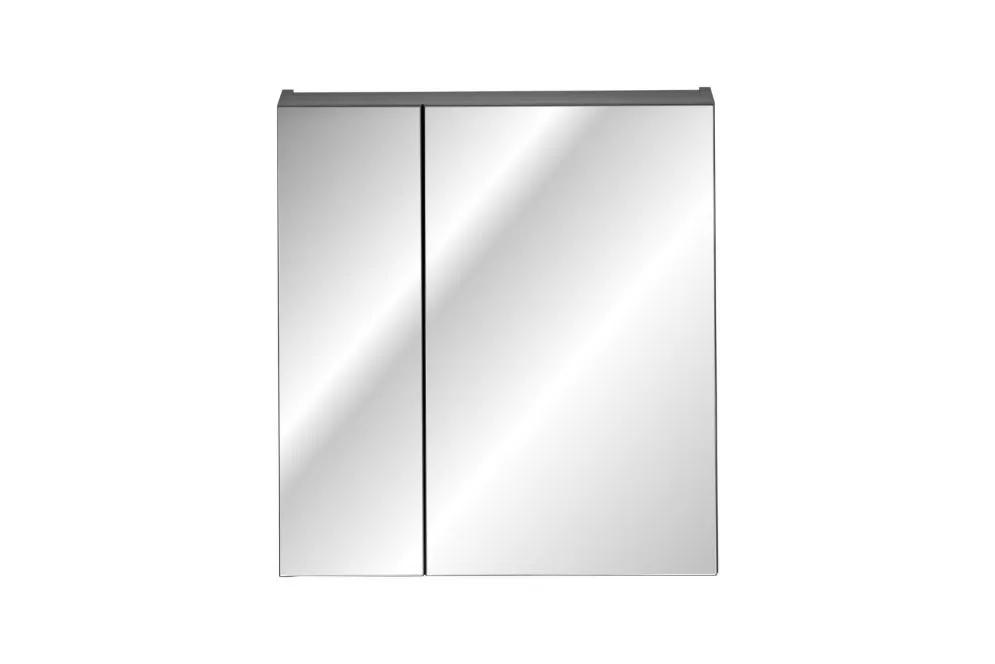 Szafka łazienkowa SANTA FE BLACK 60 cm czarny mat z lustrem wisząca I sklep meblowy MIRAT. styl LOFT