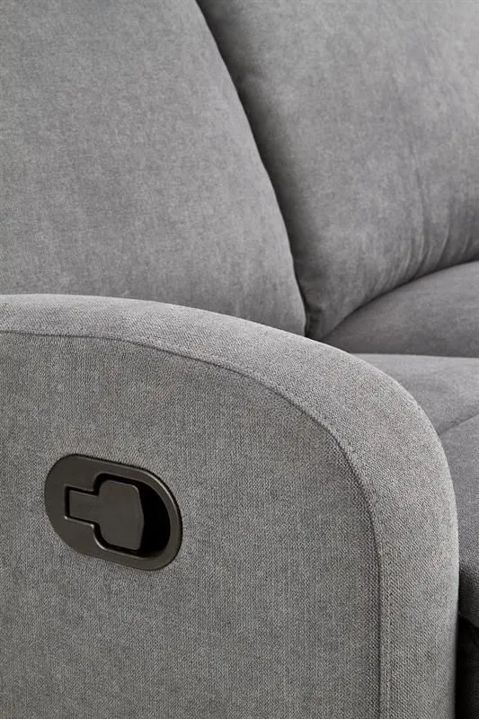 Sofa OSLO 2S szara tapicerowana do salonu | MIRAT.