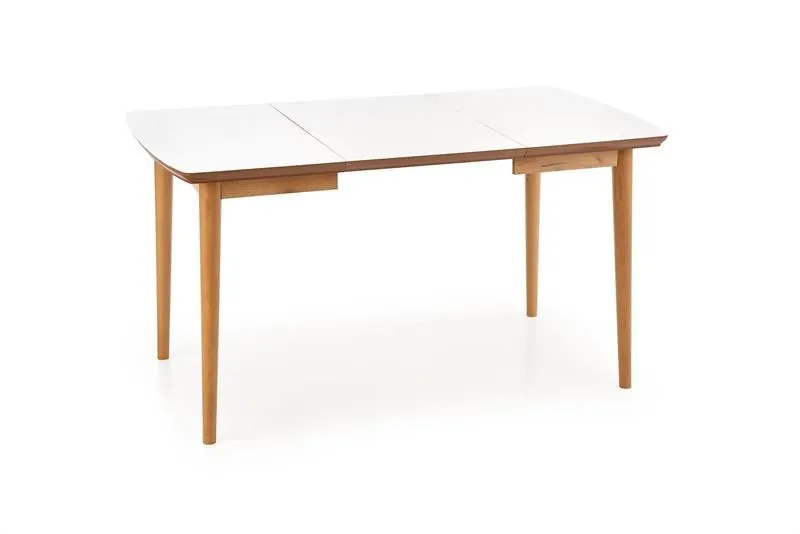 Stół BARRET 90(190)x80 biały rozkładany w stylu skandynawskim | MIRAT. w stylu SKANDYNAWSKI kolekcja