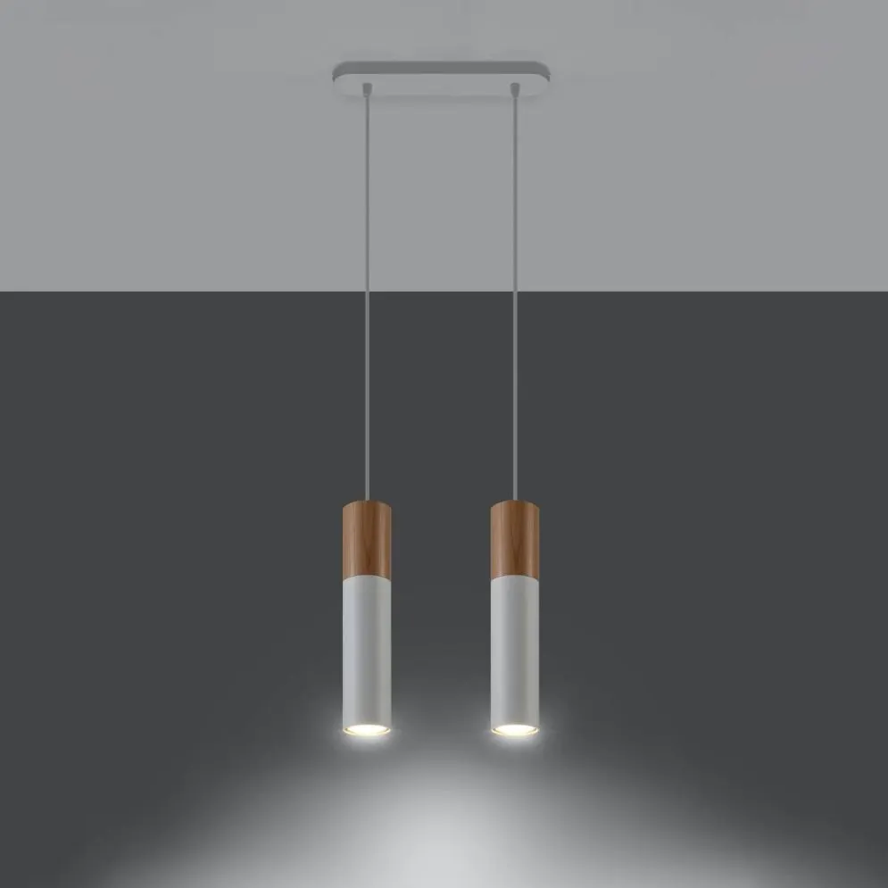 Lampa wisząca PABLO 2 biała | sklep MIRAT  kolekcja pablo