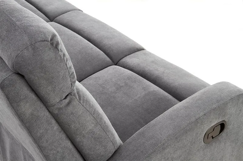 Sofa OSLO 3S szara trzyosobowa do salonu | MIRAT.