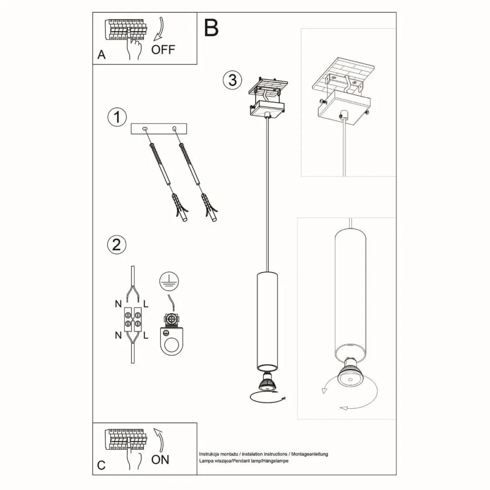 Lampa wisząca LINO 1 | sklep MIRAT kolekcja lino