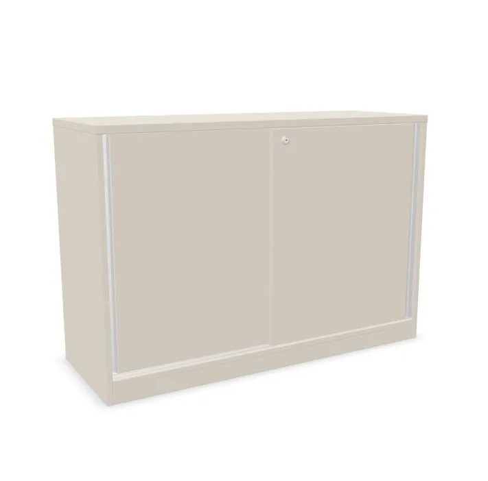 Szafka biurowa przesuwna EASY SPACE CABINET S 1.5-OH 120cm kaszmirowa zamykana I sklep meblowy MIRAT.