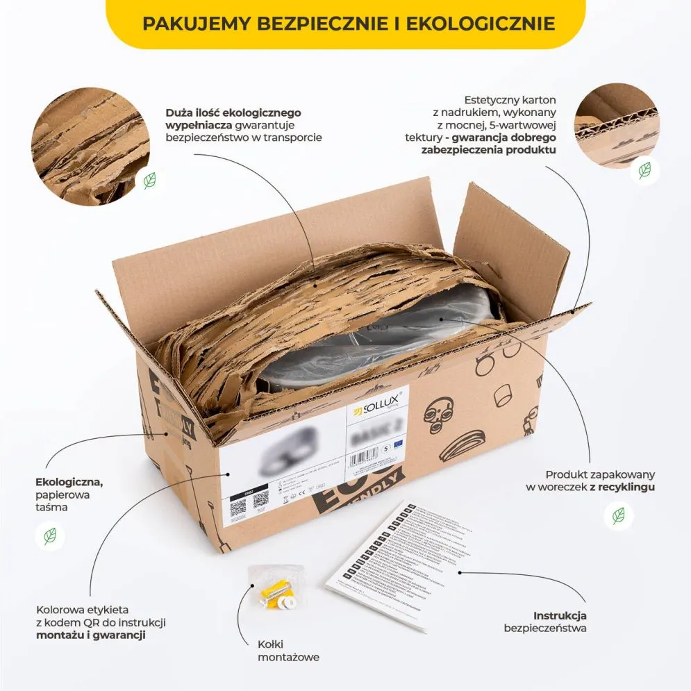 Plafon BERG 3 naturalne drewno | sklep MIRAT kolekcja berg