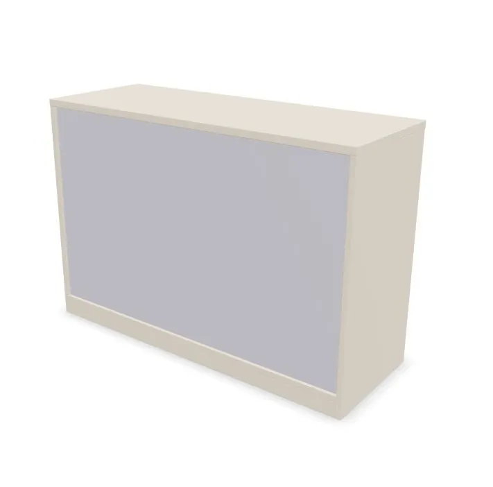 Szafka biurowa przesuwna EASY SPACE CABINET S 1.5-OH 120cm kaszmirowa zamykana I sklep meblowy MIRAT.