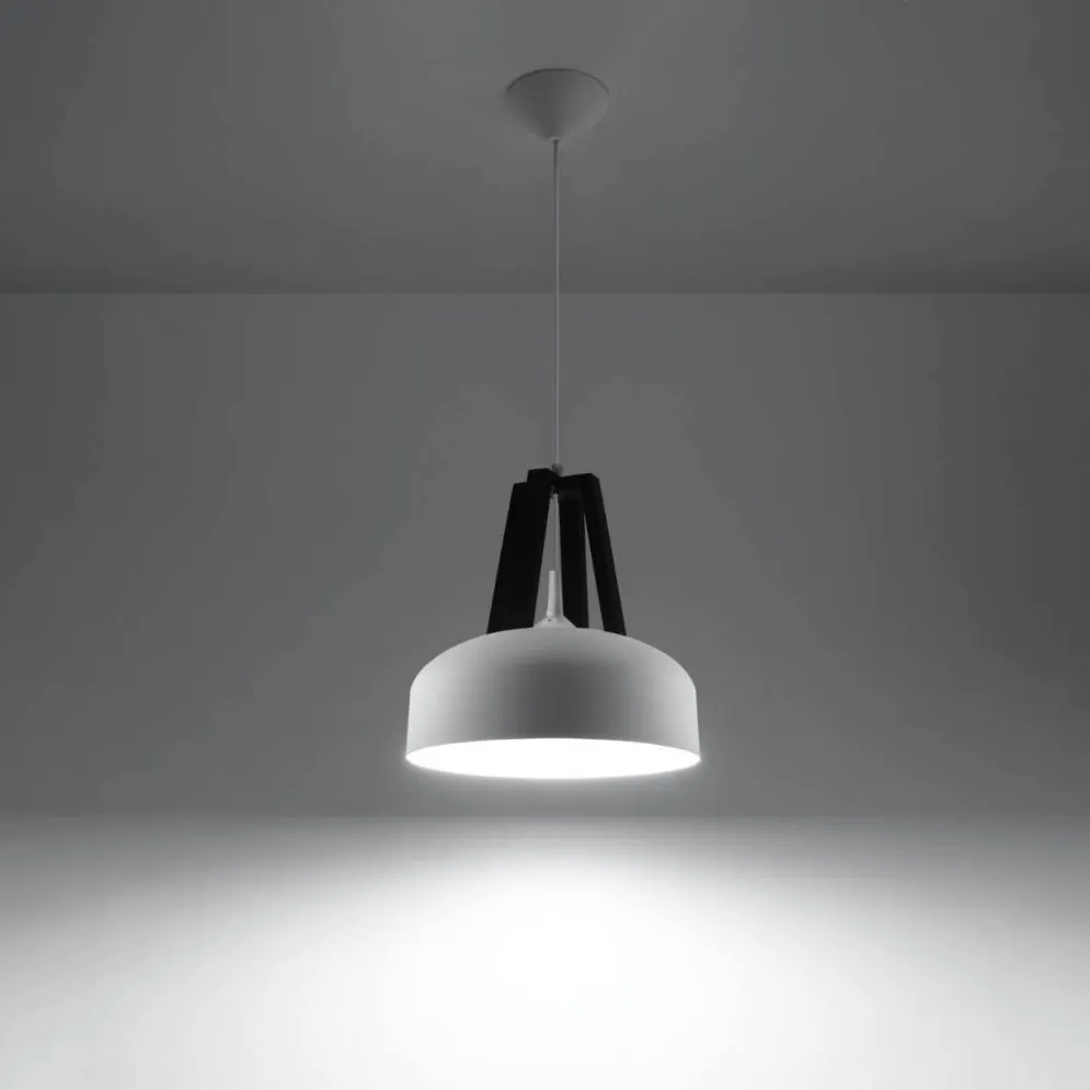Lampa wisząca CASCO biała/czarna | sklep MIRAT  kolekcja casco