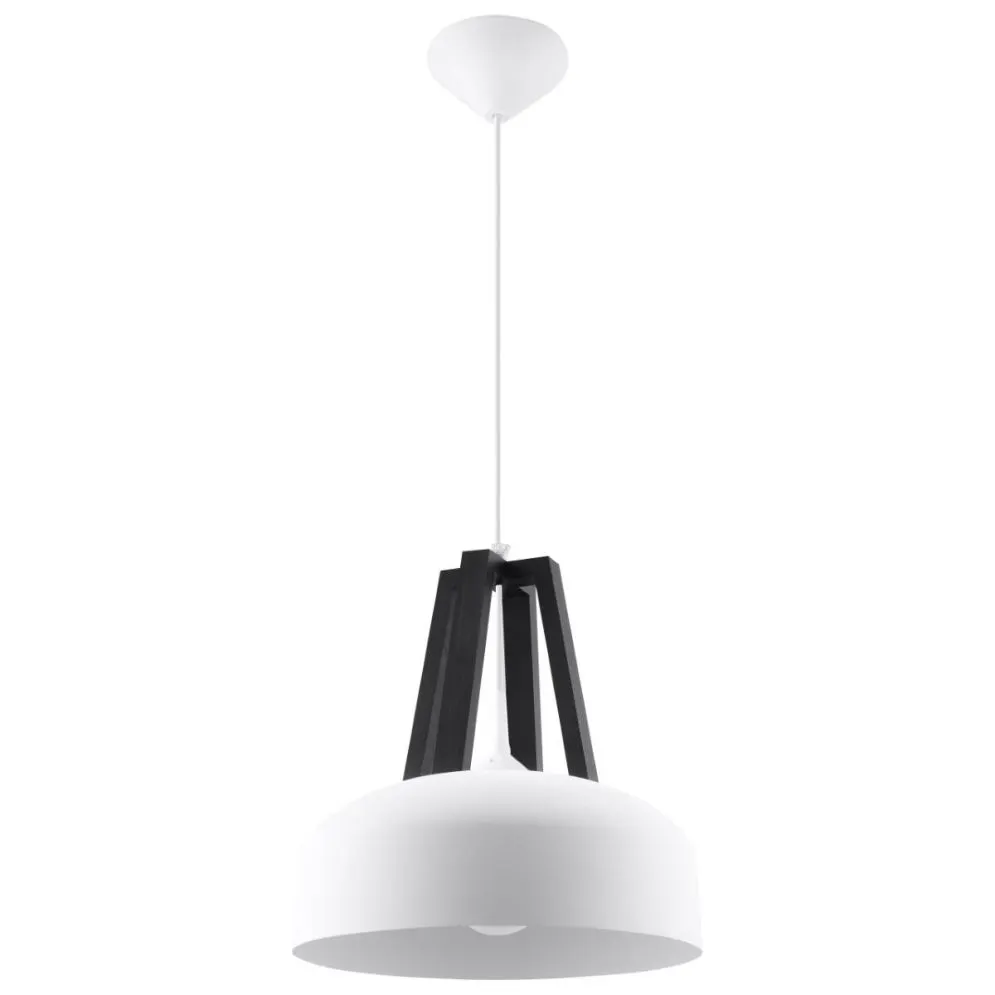 Lampa wisząca CASCO biała/czarna | sklep MIRAT  kolekcja casco