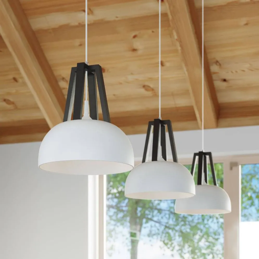 Lampa wisząca CASCO biała/czarna | sklep MIRAT  kolekcja casco