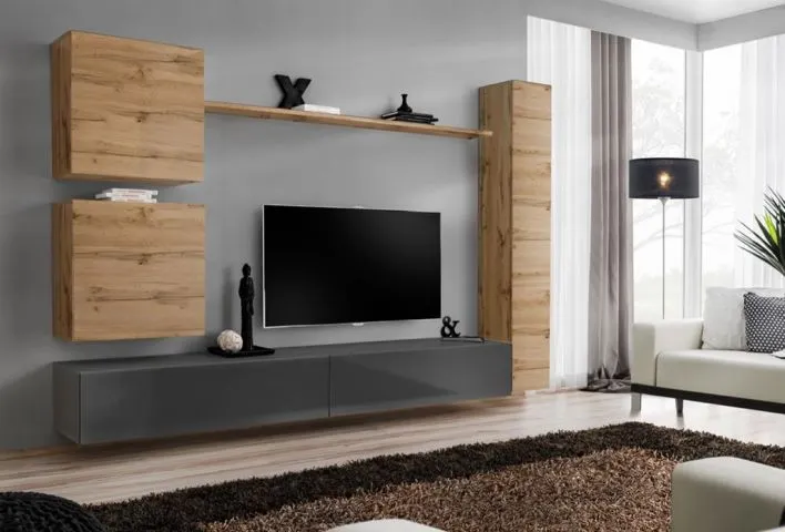 Meblościanka SWITCH VIII wisząca | MIRAT. w stylu  kolekcja SWITCH
