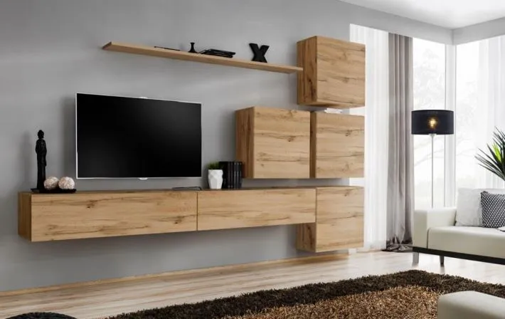 Meblościanka SWITCH IX siedmioczęściowa wisząca | MIRAT. w stylu kolekcja SWITCH