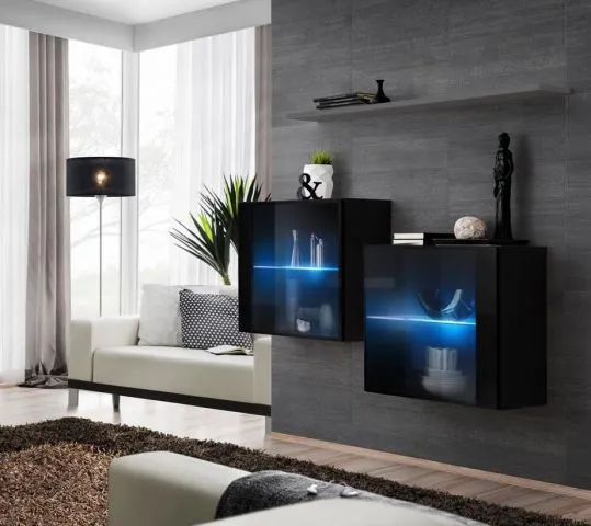 Meblościanka SWITCH SB 3 z podświetleniem LED | MIRAT. w stylu kolekcja SWITCH