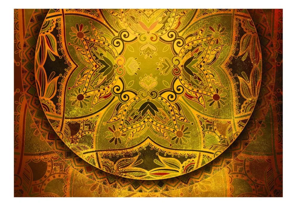 Fototapeta - Mandala  Złoty poemat-2