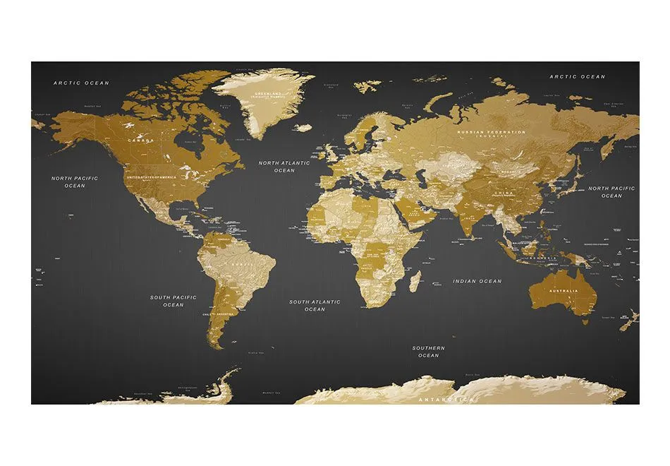 Fototapeta XXL - Mapa świata Nowoczesna geografia II-2