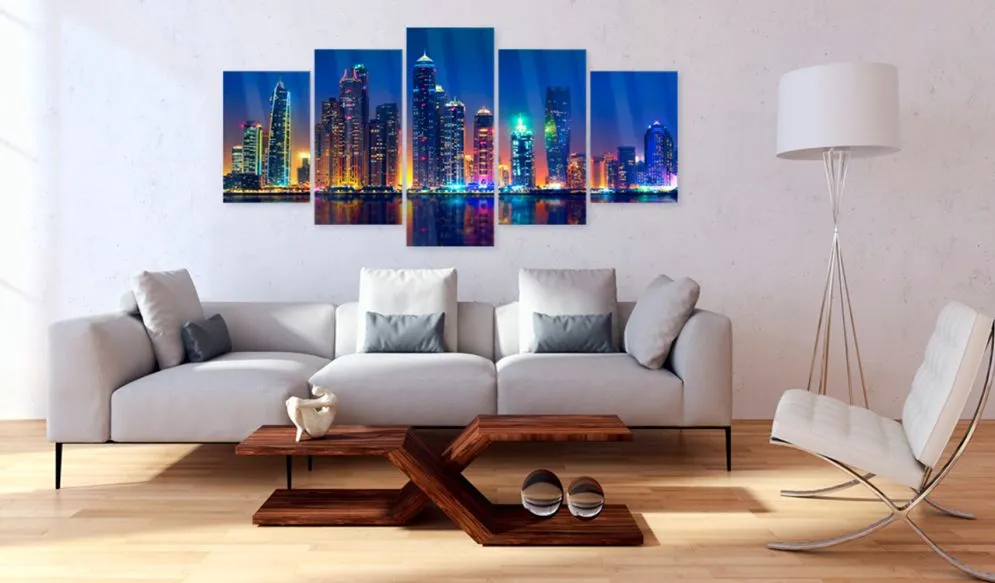 Obraz na szkle akrylowym - Noce w Dubaju [Glass]-2