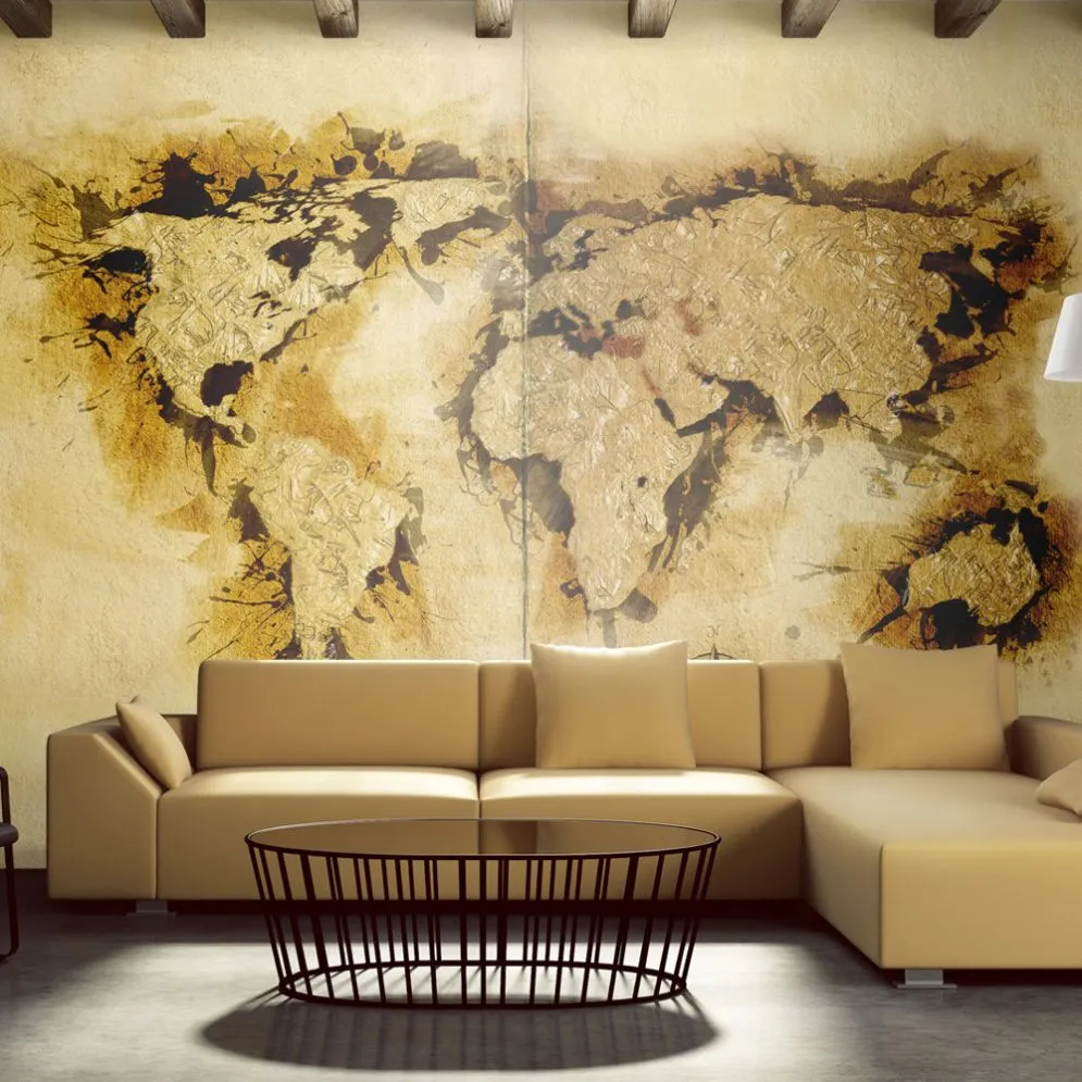 Fototapeta - Mapa poszukiwaczy złota-1