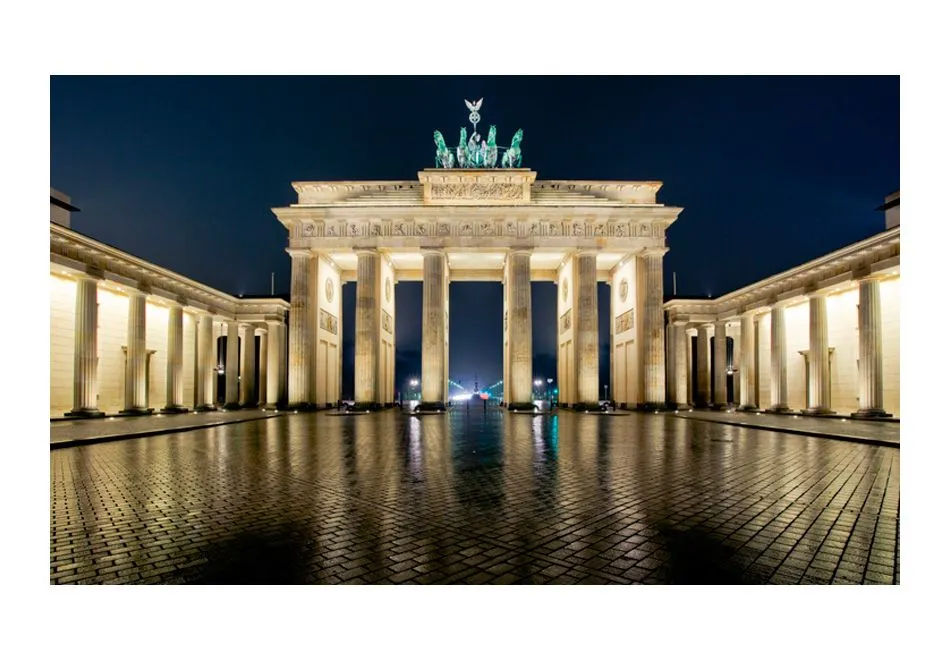 Fototapeta - Brama Brandenburska nocą-2