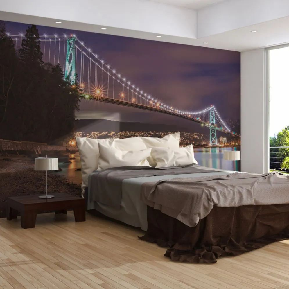 Fototapeta - Lions Gate Bridge - Vancouver (Kanada)-1
